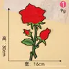 Em Estoque Atacado Clássico Estilo Chinês Grandes Patches Bordados Flor de Ameixa Rosa Decoração para Roupas Calças Patches de Reparo