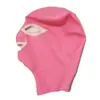 Touca Sexo Rosa de Látex Máscara de Látex com Zíper Cosplay touca cosplay
