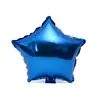 Balão de Folha de Alumínio Estrela de Laser Fosca de Superfície Estrelada de Canto de 18,5 polegadas Decoração de Cena de Casamento Aniversário Layout de Abertura