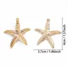 Cruzamento de Fronteiras Novo Produto Estilo Europeu e Americano Verão Pingente de Estrela-do-Mar DIY Acessórios de Joias de Liga Colar Chaveiro Pingente Decorativo