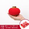 Farolillo rojo flocado pequeño para colgar en interiores y exteriores, ideal para decorar el árbol Panjing, el Festival del Medio Otoño y el Día Nacional.