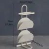 Sofá, Mesa Auxiliar Móvil para Sala de Estar, Mesa de Café para Balcón, Estante de Almacenamiento para Mesita de Noche en Dormitorio, Estantería Creativa para Revistas y Libros, Mesa Auxiliar Pequeña
