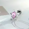 Brincos Henson Estilo Nicho Moderno e Descolado Formato de Estrela Formato de Ovo Zircônia Stud para Lóbulo da Orelha Piercing de Cartilagem