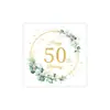 Servilletas de Papel Temáticas de Cumpleaños en Negro Oro y Oro Rosa, Temáticas por Edad, para Jubilación, Nacimiento de Bebé, Compromiso, Servilletas de Fiesta con Gradiente de Colores