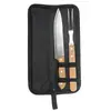 Set de Parrilla de Acero Inoxidable Bolsa de Tela Oxford Amazon Utensilios para Barbacoa Combinación para Uso en Exteriores y Hogar Herramientas para Barbacoa