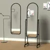 Espejo de cuerpo entero, espejo de pie estilo europeo, espejo de tocador simple para dormitorio en casa, tienda de ropa, espejo de probador para dormitorio de estudiante, espejo de pared