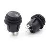Interruptor de balancim à prova d'água KCD1 2 pinos 2 posições 3 pinos 2 posições com luzes 3 pinos 3 posições multi-especificação interruptor de balancim redondo quadrado