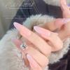 Joyas para uñas de celebridades de Internet, diamantes de imitación cuadrados gruesos con base puntiaguda, súper destellos, polvo de diamante de cristal de múltiples cortes de lujo, decoración para uñas a la luz de la luna que combina con todo.
