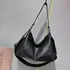Camada superior de couro genuíno nas axilas Bolsa Bolsa de ombro de grande capacidade Bolsa de corrente Sacola de alta qualidade Bolsa transversal da moda