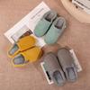 Invierno Nuevas Pantuflas de Algodón de Pana Engrosado para Hombre y Mujer, Pantuflas Cálidas Antideslizantes para el Hogar, Personalización Multicolor para Interior y Exterior