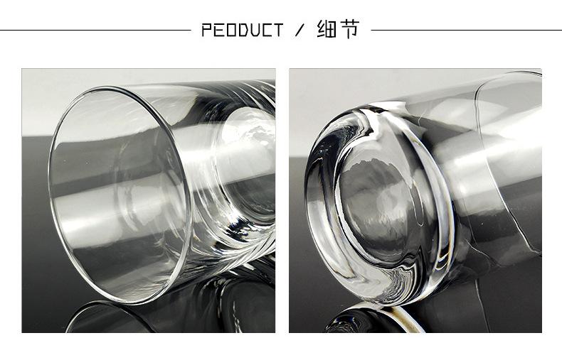 高档水晶玻璃水杯、漱口杯、刷牙杯、威士忌杯