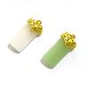 Accesorios diy estilo antiguo alta retención de color oro antiguo incrustado jade Hetian sintético marca segura colgante de collar fábrica directa