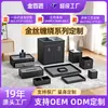 Caja de Almacenamiento para Hotel de Acrílico, Caja de Almacenamiento para Habitación de Hotel, Portacepillos de Dientes, Dispensador de Pañuelos, Cubo de Basura de Doble Compartimento para Hotel, Hecho a Medida