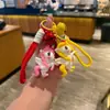 Llavero Creativo de Unicornio con Cascabel, Lindo Colgante para Mochila, Pequeño Regalo para Niños, Decoración de Bolsa de Muñeca, Pequeño Regalo