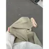 Pantalones de pierna ancha de cintura alta holgados para mujeres ligeramente rellenitas, pantalones de verano adelgazantes que cubren las caderas, versátiles para el trabajo y el uso casual