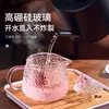 Tetera con Patrón de Martillo de Jianxi para Una Persona Juego de Té Especial Infusor de Té de Vidrio Resistente al Calor Tetera de Té de Flores para Mujeres Alto Valor Estético
