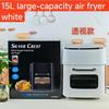 Recomendada Airfryer Transfronteiriça 6L/12L para Uso Doméstico, Forno Elétrico Inteligente, Air Fryer Multifuncional de Grande Capacidade para Batatas Fritas