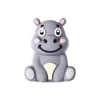 Personalização de moldes de contas de silicone 3D, montagem de cordões de contas com IP de desenhos animados de animais transfronteiriços, acessórios para joias DIY, moldes de contas soltas