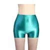 Calça de Ginástica Artística, Calça de Yoga, Shorts de Segurança Multicor Sedosos Lisos Brilhantes, Calça Respirável Justa de Três Quartos, Calça de Dança