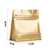Bolsa de Café de Gama Alta Mate Sello de Ocho Lados Bolsa de Empaque para Granos de Café Bolsa Selladora de Café Bolsa de Empaque para Granos de Café con Válvula de Aire