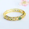 Pulseira de Jade Guan Yu Natural Grau A Jade Água Azul Oito Deuses Guardiões Pulseira Atacado Dropshipping S5060507