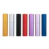 Botella dispensadora de perfume de carcasa de aluminio de alta calidad en stock, botella de perfume, botella rociadora, botella de vidrio para muestras cosméticas de 10 ml con logo