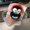Bolsa de Pelúcia Pinguim Fofo Boneca Chaveiro Boneca Desenho Animado Com Som Melhor Amigo das Crianças Mochila Pingente de Casal