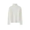 Blusa Segunda Pele Gola Alta Inverno Clássica Versátil Gola Empilhada Tricô Cor Sólida Blusa Segunda Pele