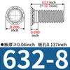 Tuercas Remachables Hechas en EE. UU. FH-256/440/632/832/0420/0518/0616-Tuercas Remachables