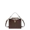 Bolso de Mano y Bolso Cruzado Cuadrado Pequeño Nuevo, Elegante y Minimalista de Gran Capacidad con Diseño de Piedra y Letras 2026 para Mujer