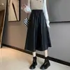 Falda midi de línea A de cintura alta, nuevo estilo otoño/invierno 2026 para mujer, falda midi adelgazante