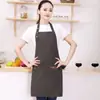 Avental de Lona de Verão Atacado Cozinha Doméstica Publicidade Garçom Avental Impermeável e à Prova de Óleo Avental Simples para Trabalho