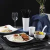 Vajilla de Melamina Hotel Té Restaurante Hotel Comercial Plato Plato de Hueso Plato de Porcelana Plato de Plástico Blanco para Arroz Venta al por Mayor