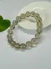 7a Pulsera Coleccionable de Turmalina Brasileña Vítrea para Mujer Pulsera de Cristal Arcoíris Rojo Sandía de un Solo Color Múltiples Círculos Piedra Wangfu