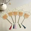 Ventoinha Criativa em Formato de Xícara de Chá, Ventoinha Decorativa Espessa, Ventoinha de Papel para Caligrafia e Pintura, Ventoinha para Impressão em Eventos Promocionais, Ventoinha para Promoção de Chá com Leite