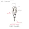 Montura de colgante de perla pequeña versátil y elegante de plata pura S925, joyería de plata, colgante de collar hecho a mano, material de montura de plata