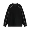 Sudadera con capucha de manga larga de algodón de alto gramaje 400 g, deconstruida, con remaches, talla grande, para hombre, capa base de estudiante