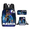 Mochila Escolar Estudiante Roblox Transfronteriza Estilo Coreano para Estudiantes de Primaria y Secundaria Mochila de Moda Trendy Estilo Ins Juego de Tres Piezas