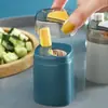 Portapalillos para el hogar con mecanismo automático de presionar y sacar, portátil, desmontable, simple, elevado, caja de palillos creativa