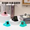 Reloj Despertador LED al por Mayor Soporte para Teléfono Móvil Reloj Digital de Doble Propósito Simple Estudiante Calendario Perpetuo Temperatura Reloj Despertador Reloj LED