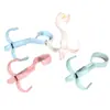 Gancho para bolso giratorio creativo de cuatro garras zapatero tendedero para corbatas bufanda perchero para abrigos perchero de plástico perchero