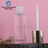 Em estoque: Frasco de vidro redondo de 30ml para base com pincel, material de embalagem cosmética, frasco dispensador de maquiagem de 20ml