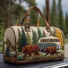 Site Independente Temu Moda Tendência Bolsa Esportiva Transfronteiriça Grande Capacidade Portátil Bolsa Esportiva Desenho Animado Estampa 3D