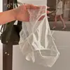 Belleza seductora ~ Braguitas de encaje satinado de lujo estilo francés para mujer, bragas de algodón puro transpirables con entrepierna de malla hueca Pure Desire