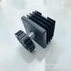 Diámetro 31 * M8 diente grande ajustable estante de muebles estante de refrigerador tuerca tapón de tubo pie de aumento de altura de plástico