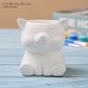 Maceta sencilla lisa quemada de dibujos animados de animales maceta carnosa DIY transfronteriza Amazon jardinería doméstica cerámica maceta carnosa