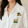Insignias de Dibujos Animados Transfronterizas Europeas y Americanas de Moda Broches Personalizados de Gato Broche Retro Americano Transfronterizo Mochila de Estudiante Moda Versátil