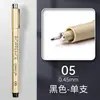 Bolígrafo de Punta Fina Boratu 0.5mm Específico para Exámenes Estudiantiles Secado Rápido Negro Flujo Continuo de Tinta Transfronterizo Bolígrafo para Contornear de Gran Capacidad