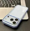 Funda transparente a prueba de golpes, color macarrón, adecuada para Apple 17PRO, funda suave con amortiguación de aire para iPhone 16, fresca y versátil