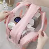 Bolsa de Lavado con Separación Seco y Húmedo Bolsa Cosmética de PVC Translúcido Mate Gran Capacidad Impermeable de Alto Nivel Bolsa de Almacenamiento y Fidelidad